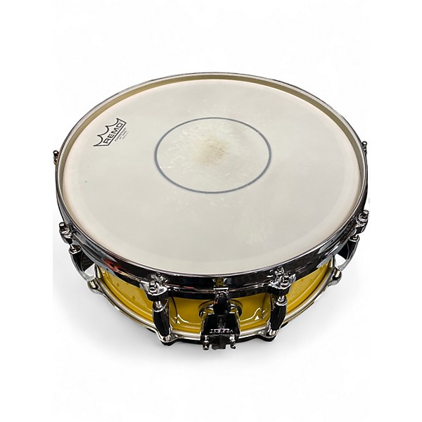 Used Gretsch Drums 14in usa custom snare Yellow Drum
