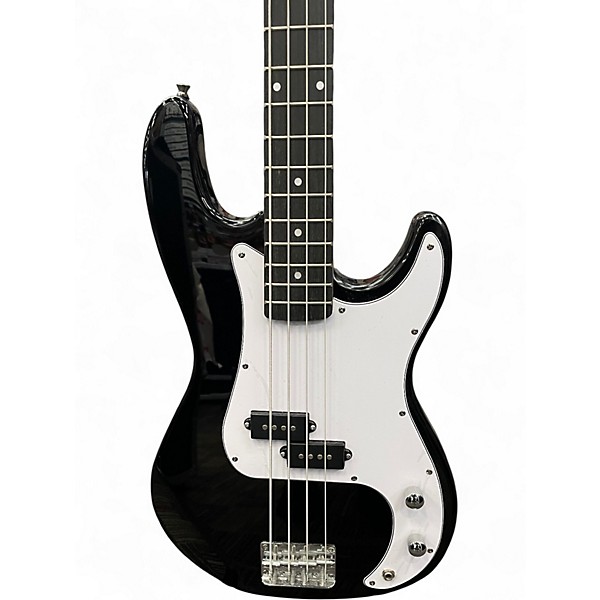 Used Glarry 4 STRING BLACK Electric Bass Guitar