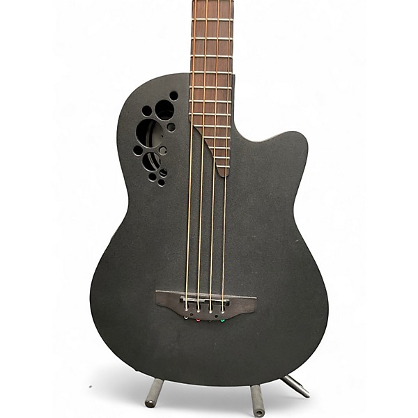 Used Ovation B778TX Black Acoustic Bass Guitar