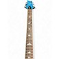 Used PRS Custom 24 Semi Hollow Piezo Lake Blue Hollow Body Electric Guitar