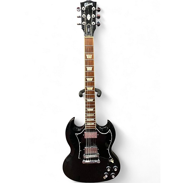 Used Gibson SG Standard Black Solid Body Electric Guitar