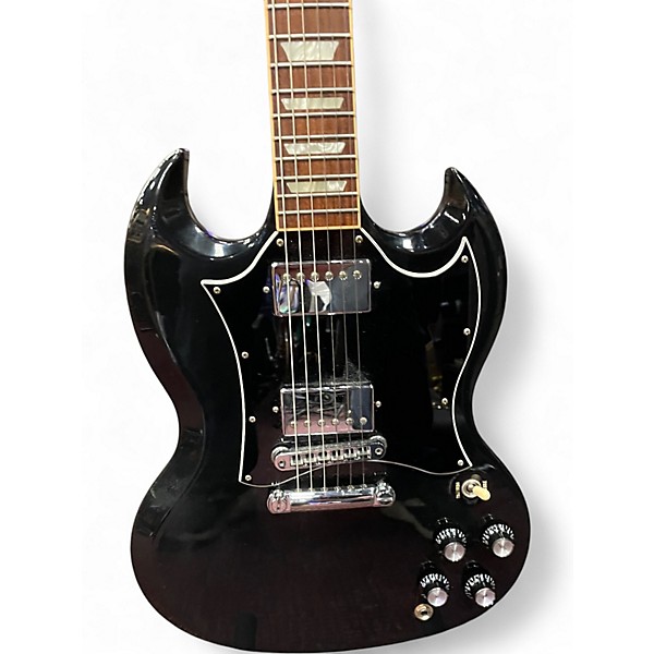 Used Gibson SG Standard Black Solid Body Electric Guitar