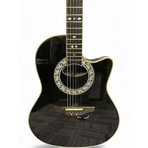 Used Ovation 1567 Legend Black Acoustic Electric Guitar