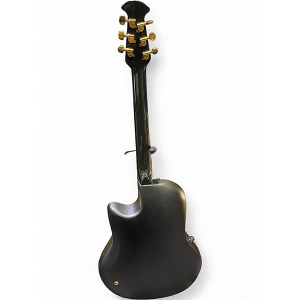 Used Ovation 1567 Legend Black Acoustic Electric Guitar