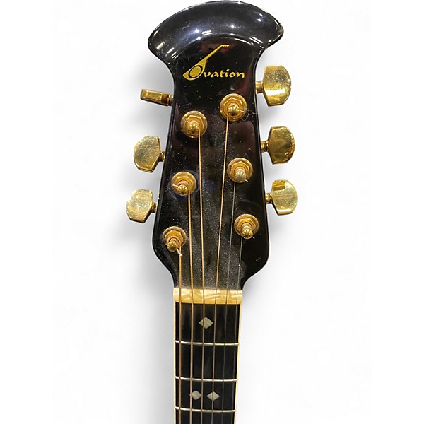 Used Ovation 1567 Legend Black Acoustic Electric Guitar