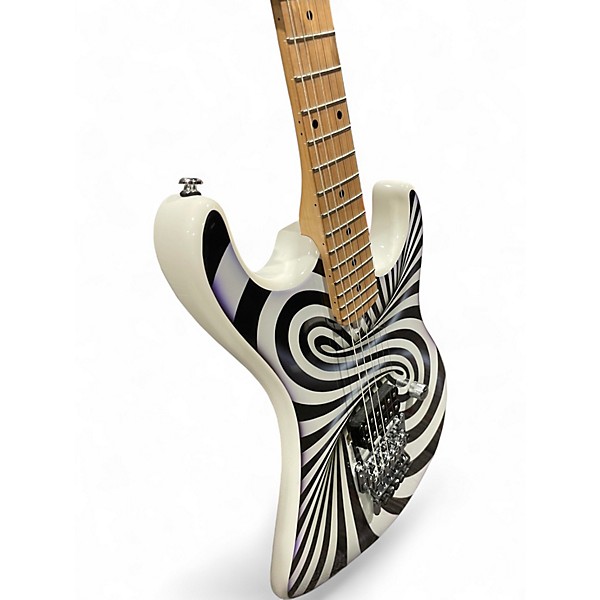 Used Kramer Illusionist white Solid Body Electric Guitar