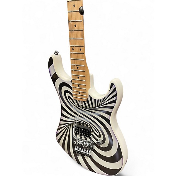 Used Kramer Illusionist white Solid Body Electric Guitar