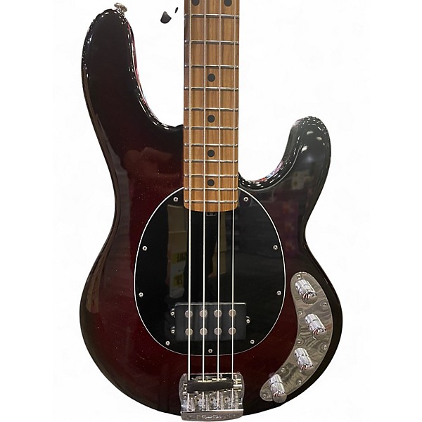 Used 2019 Ernie Ball Music Man StingRay Special H Burnt Apple Electric Bass Guitar