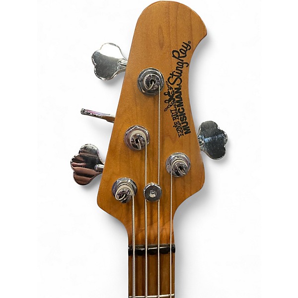 Used 2019 Ernie Ball Music Man StingRay Special H Burnt Apple Electric Bass Guitar