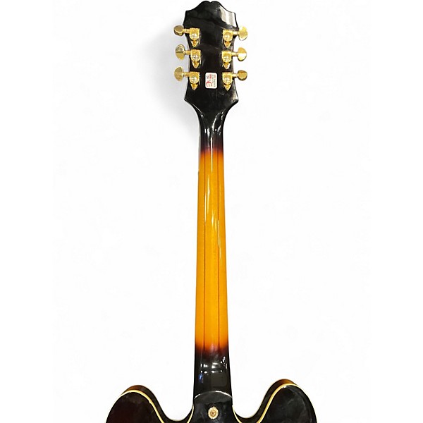 Used Epiphone Sheraton II Sunburst Hollow Body Electric Guitar