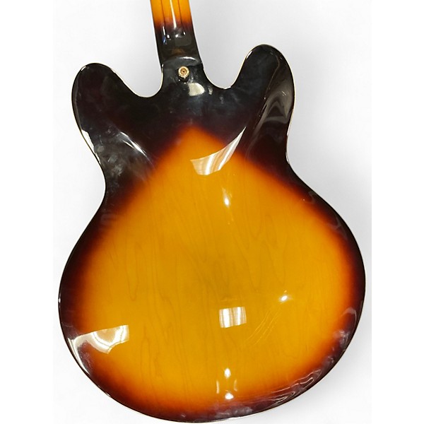 Used Epiphone Sheraton II Sunburst Hollow Body Electric Guitar