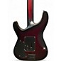 Used Schecter Guitar Research C1 Platinum FRS Satin Crimson Red Burst Solid Body Electric Guitar