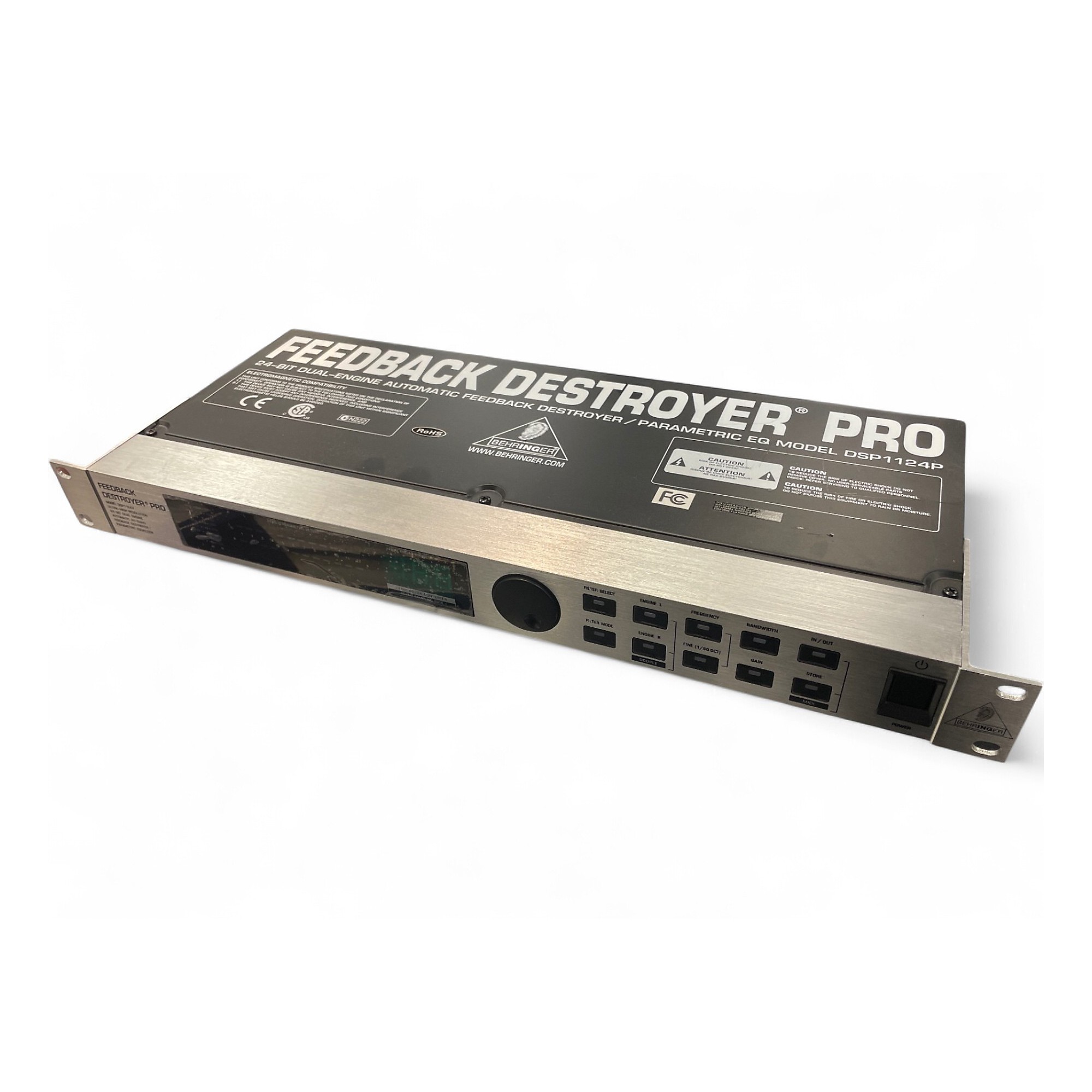 Used Behringer Feedback Destroyer Pro DSP1124P Feedback Suppressor