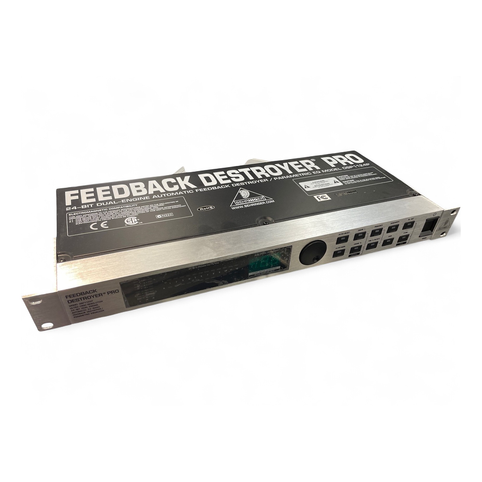 Used Behringer Feedback Destroyer Pro DSP1124P Feedback Suppressor Used Behringer Feedback Destroyer Pro DSP1124P Feedback Suppressor