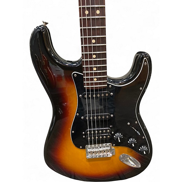 Used Fender American Deluxe Stratocaster HSS 2 Color Sunburst Solid Body Electric Guitar