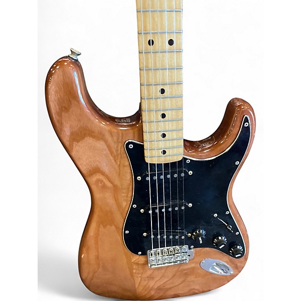 Vintage 1970s Fender Stratocaster Mocha Solid Body Electric Guitar