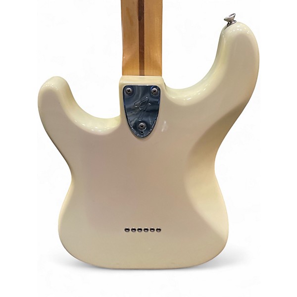 Vintage 1970s Fender Stratocaster White Solid Body Electric Guitar