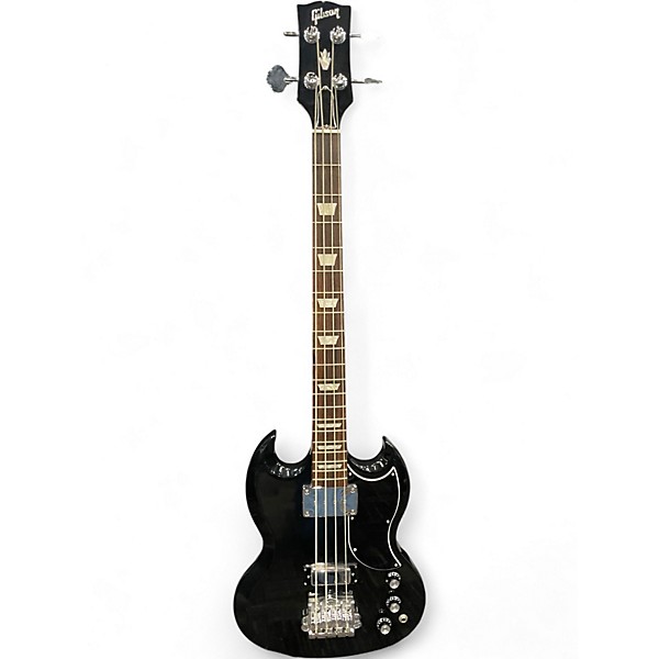 Used Gibson SG Bass Black Electric Bass Guitar