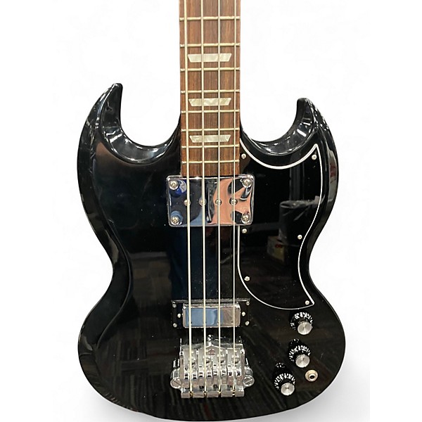 Used Gibson SG Bass Black Electric Bass Guitar