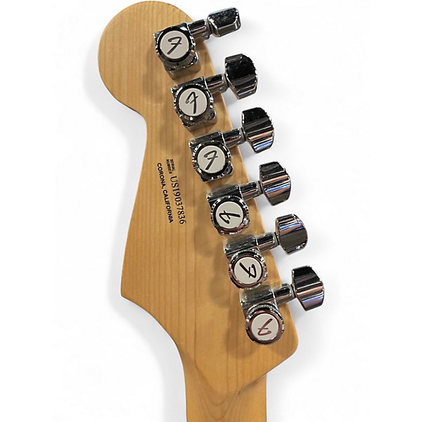 Used Fender American Ultra Stratocaster CHAMPAGNE Solid Body Electric Guitar