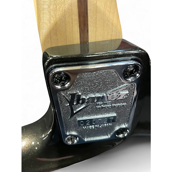 Used 2008 Ibanez JS1000 Joe Satriani Signature Black Pearl Solid Body Electric Guitar