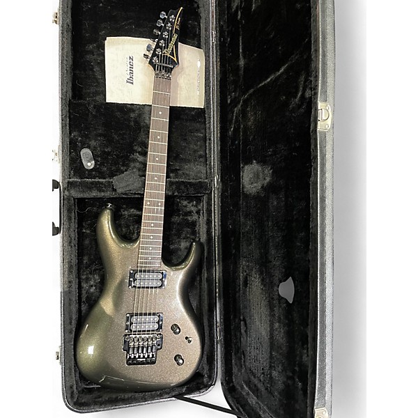 Used 2008 Ibanez JS1000 Joe Satriani Signature Black Pearl Solid Body Electric Guitar