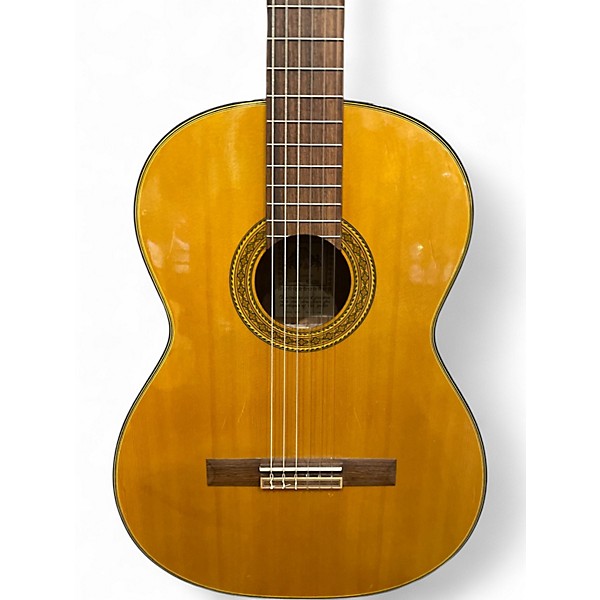 Used 2015 Takamine C128 Vintage Natural Classical Acoustic Guitar