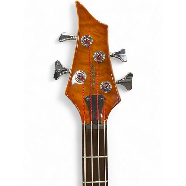 Used Traben TORRENT ORANGE FLAME Electric Bass Guitar