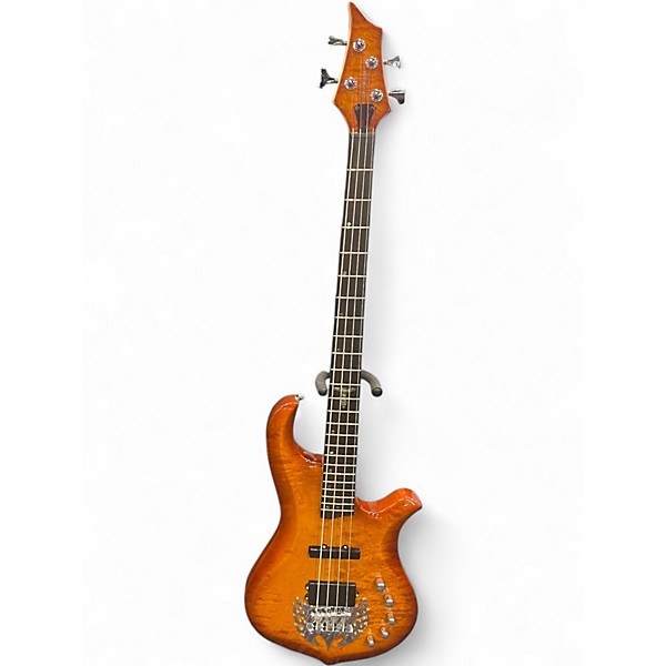 Used Traben TORRENT ORANGE FLAME Electric Bass Guitar