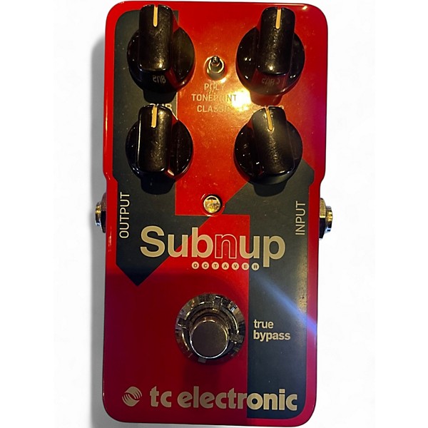 Used TC Electronic Sub N Up Octaver Effect Pedal