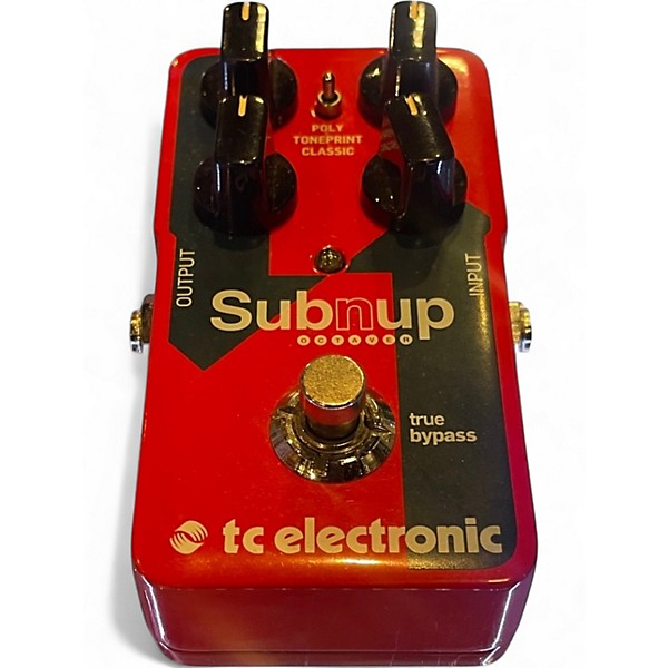 Used TC Electronic Sub N Up Octaver Effect Pedal