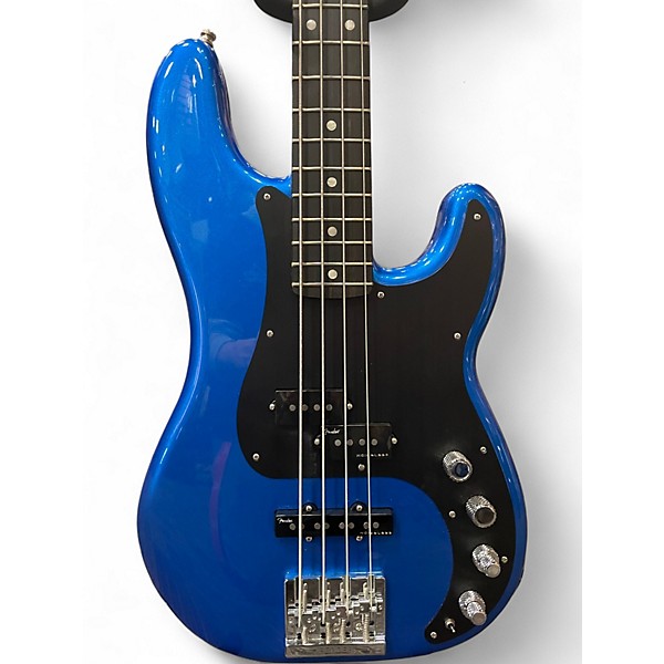 Used 2024 Fender American Ultra II Precision Bass Royal Blue Electric Bass Guitar