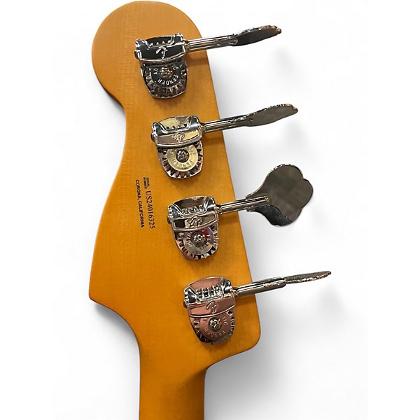 Used 2024 Fender American Ultra II Precision Bass Royal Blue Electric Bass Guitar