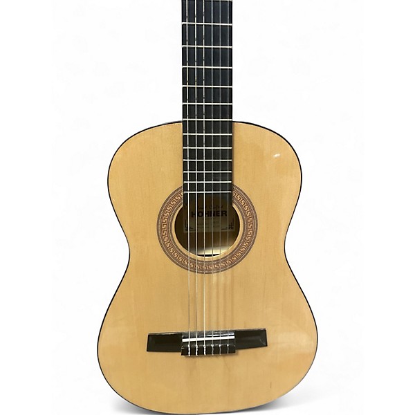 Used Hohner HC02 Antique Natural Classical Acoustic Guitar