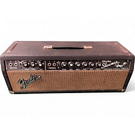 Vintage 1970s Fender Blackface Dual Showman Tube Guitar Amp Head