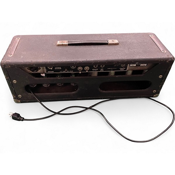 Vintage 1970s Fender Blackface Dual Showman Tube Guitar Amp Head