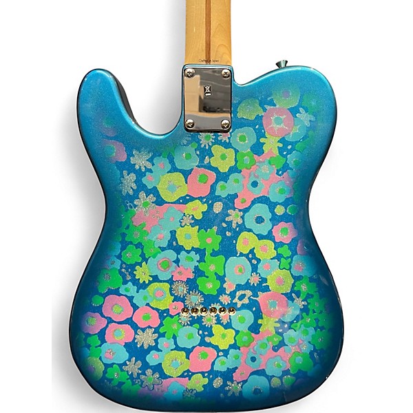 Used 2008 Fender Blue Flower Telecaster Blue Flower Solid Body Electric Guitar