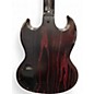 Used Gibson SG Voodoo BLACK RED ASH MAHOGANY Solid Body Electric Guitar
