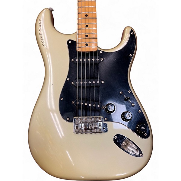 Vintage 1979 Fender STRATOCASTER ANNIVERSARY FERRARI SILVER Solid Body Electric Guitar