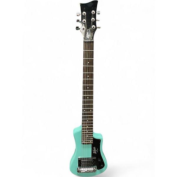 Used Hofner HCT-SH Contemporary Series Surf Green Solid Body Electric Guitar
