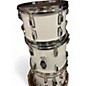 Used 1970s Rogers 6 Piece Drum Kit White Drum Kit