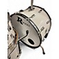 Used 1970s Rogers 6 Piece Drum Kit White Drum Kit