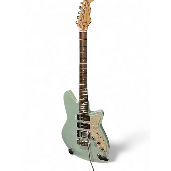 Used Reverend six gun Daphne Blue Solid Body Electric Guitar
