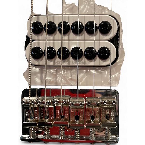 Used Fender Tom Delonge Signature Stratocaster Blue Solid Body Electric Guitar