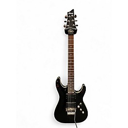 Used Schecter Guitar Research C1 FR Black Solid Body Electric Guitar