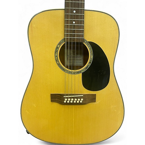 Used Johnson JG-670-12 Natural 12 String Acoustic Guitar
