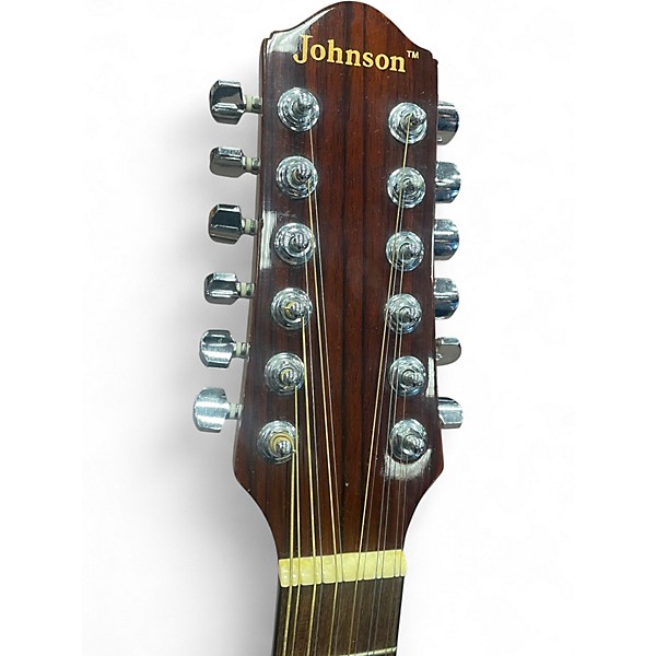 Used Johnson JG-670-12 Natural 12 String Acoustic Guitar