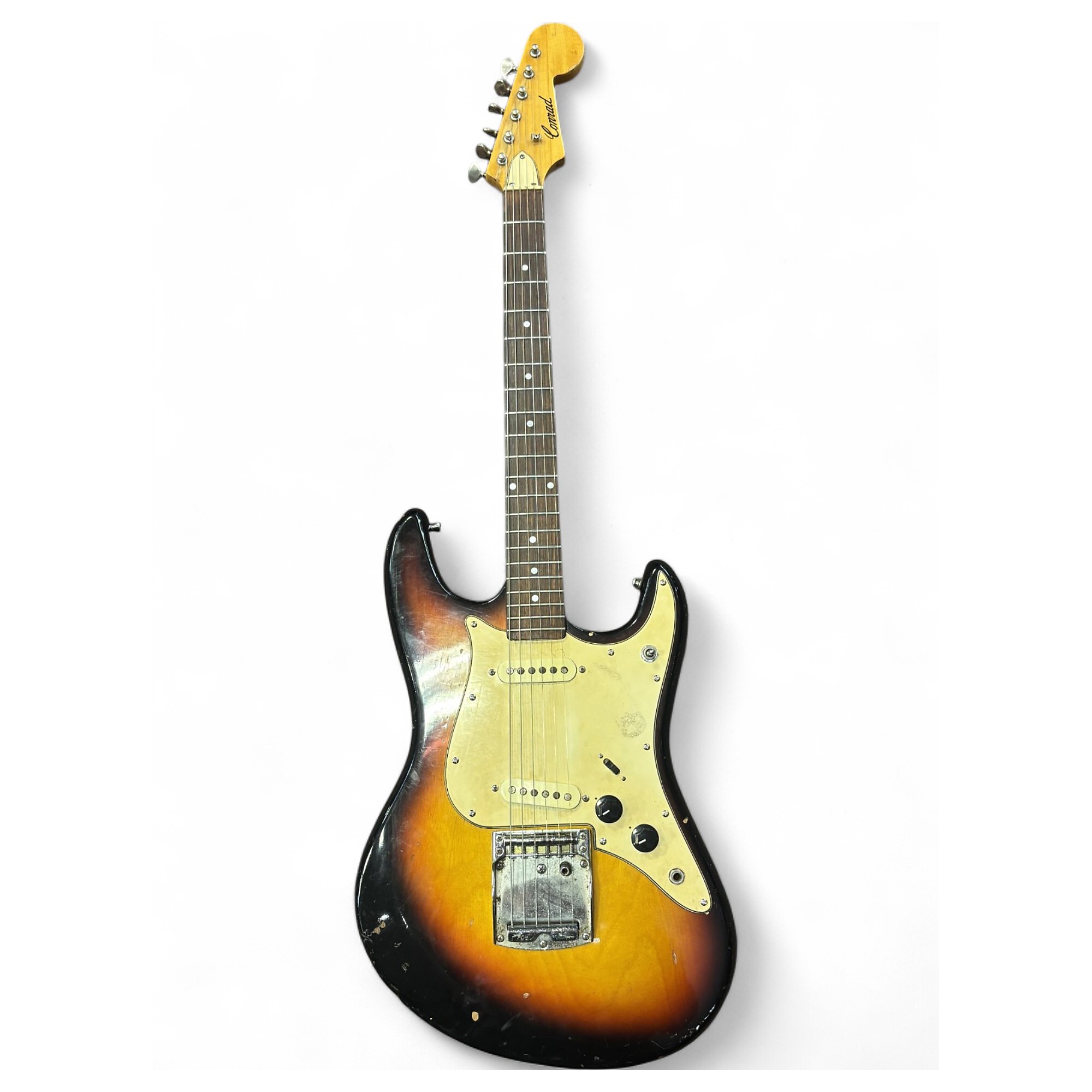 history ストラト　フジゲン Used Conrad 1802T 3 Tone Sunburst Solid Body Electric Guitar 3