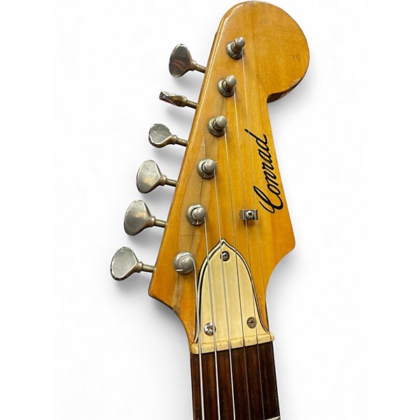 Used Conrad 1802T 3 Tone Sunburst Solid Body Electric Guitar
