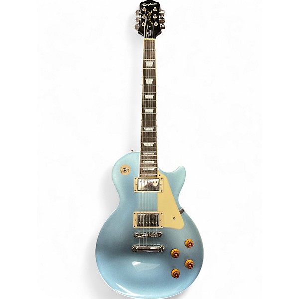 Used Epiphone Les Paul Standard Daphne Blue Solid Body Electric Guitar